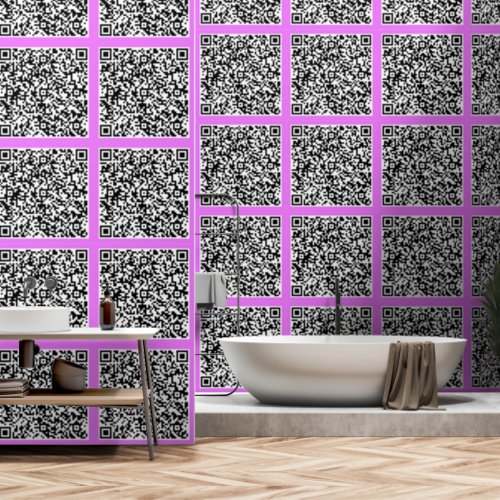 Your QR Code Scan Info Custom Colors Personalized Wallpaper