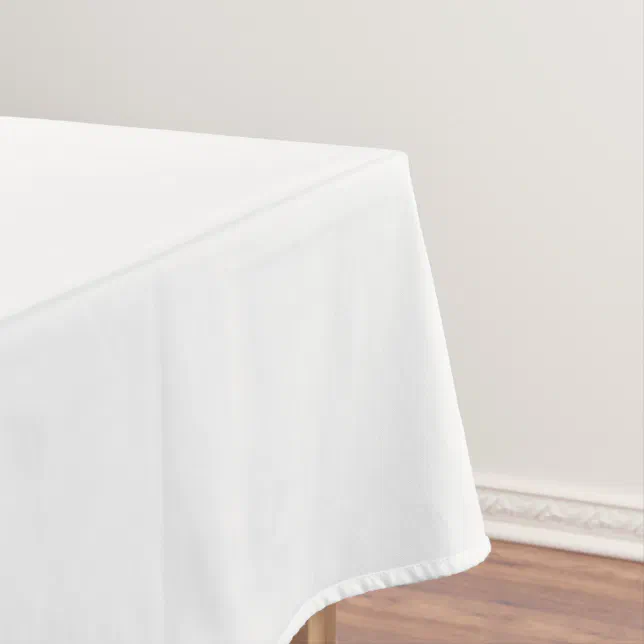 Your QR Code Scan Info Custom Colors Tablecloth | Zazzle