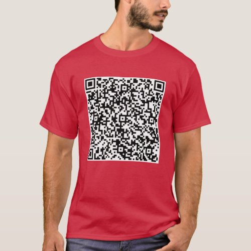Your QR Code Scan Info Funny T_Shirt Gift