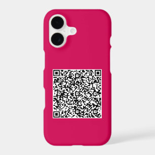 Your QR Code Scan Info iPhone Case Example