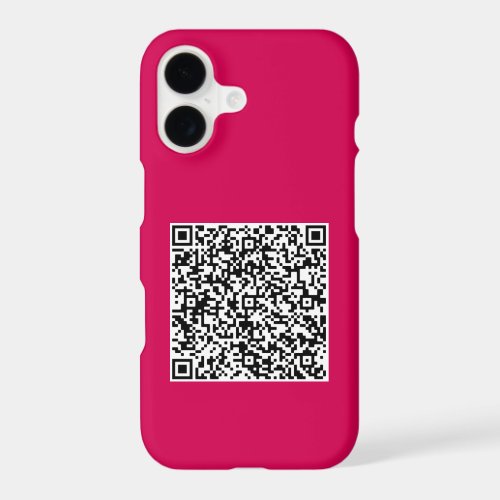 Your QR Code Scan Info iPhone Case Example