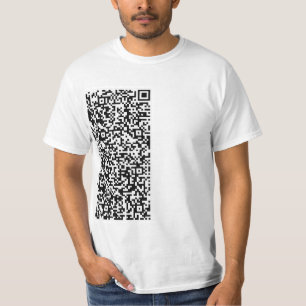 Your QR Code Scan Info Modern Personalized T-Shirt
