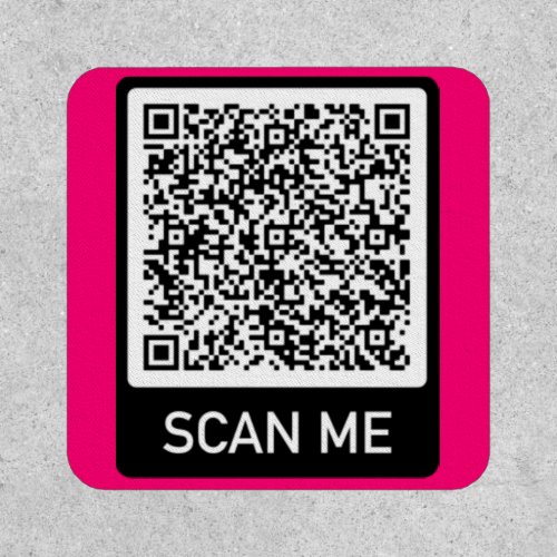 Your QR Code Scan Info Patch _ Custom Colors