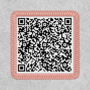 Your QR Code Scan Info Patch - Personalized