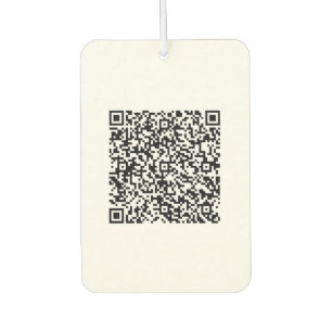 Your QR Code Scan Info Personalized Air Freshener
