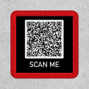 Your QR Code Scan Info Personalized Patch Example