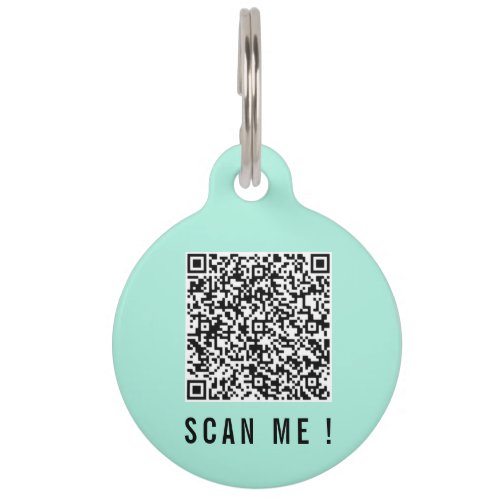 Your QR Code Scan Info Personalized Pet ID Tag