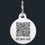Your QR Code Scan Info Personalized Pet ID Tag<br><div class="desc">Custom Your QR Code Info Your Personalized Pet ID Tags / Gift - Make Unique Your Own Design - Add Your QR code - Image - Photo or Logo / or text / more - Resize and move or remove and add elements / image with Customization tool. Choose / add...</div>