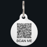 Your QR Code Scan Info Personalized Pet ID Tag<br><div class="desc">Custom Your QR Code Info Your Personalized Pet ID Tags / Gift - Make Unique Your Own Design - Add Your QR code - Image - Photo or Logo / or text / more - Resize and move or remove and add elements / image with Customization tool. Choose / add...</div>