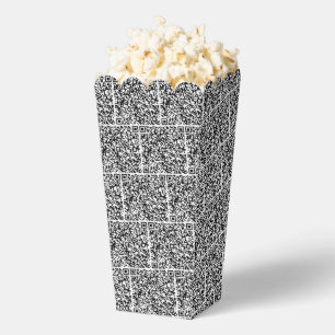 Your QR Code Scan Info Personalized Popcorn Box