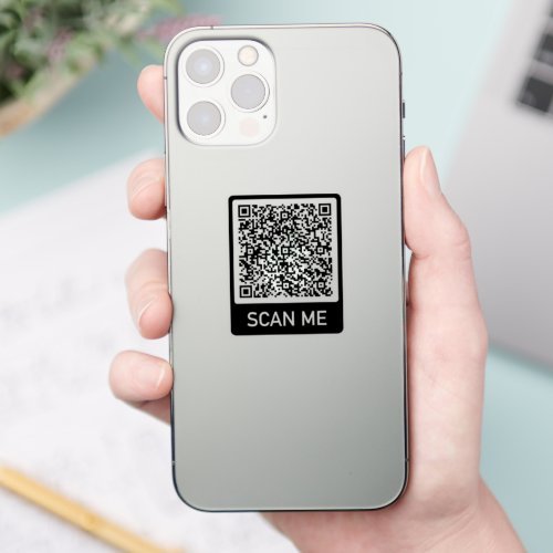 Your QR Code Scan Info Personalized Sticker