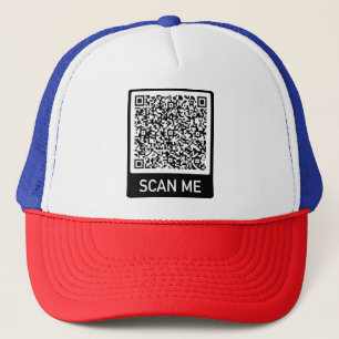 Your QR Code Scan Info Personalized Trucker Hat