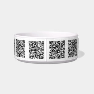 Your QR Code Scan Info Pet Bowl Choose Color