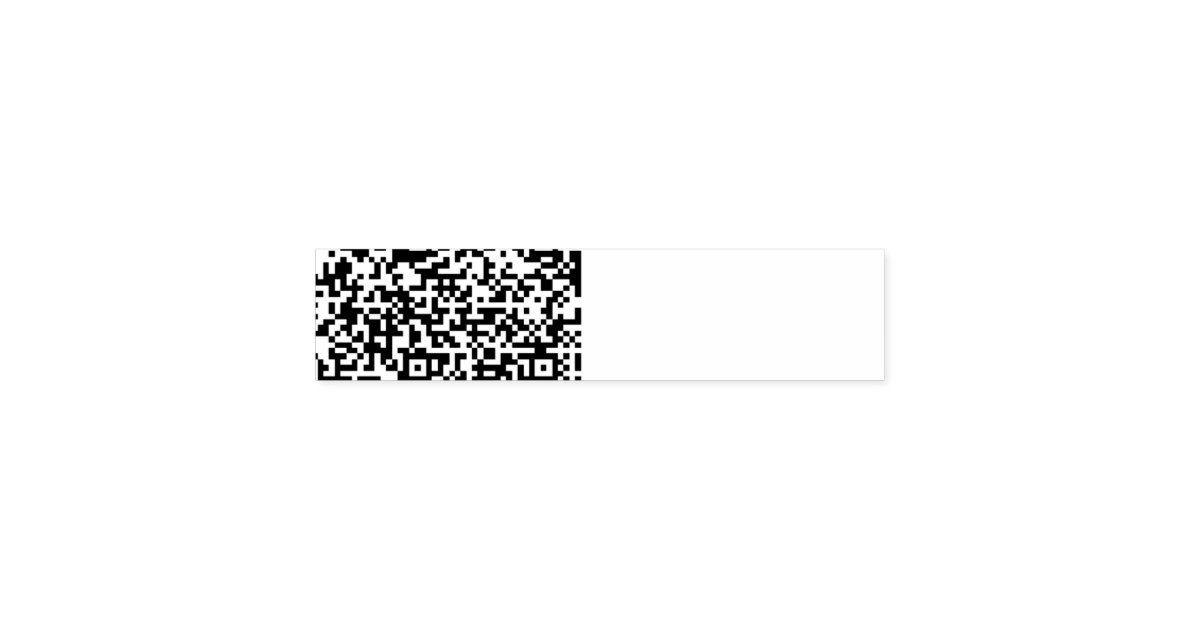 Your QR Code Scan Info Promotional Napkin Bands | Zazzle