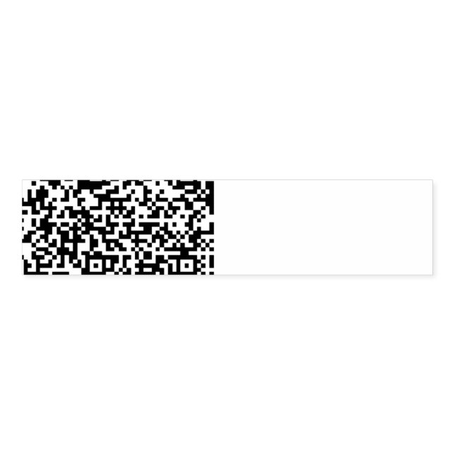 Your QR Code Scan Info Promotional Napkin Bands (Unfolded)