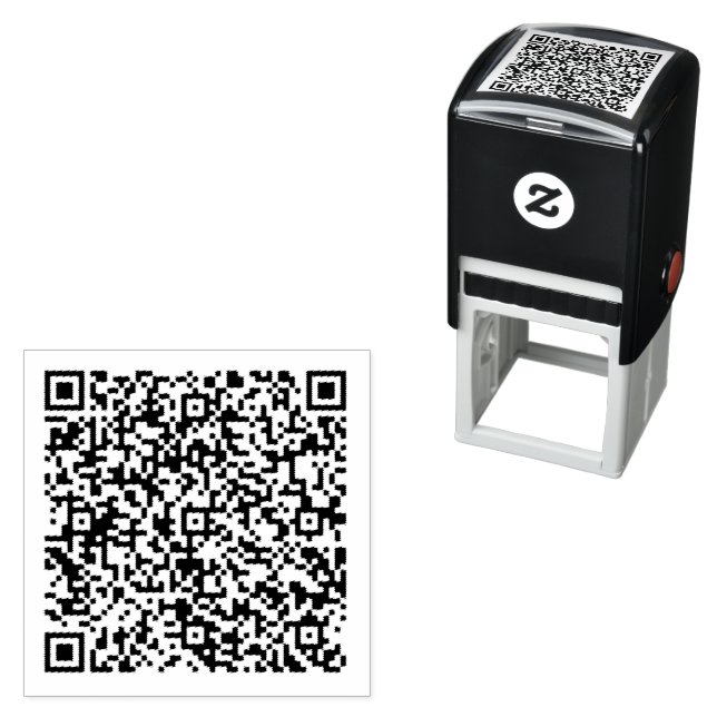Your QR Code Scan Info Self-inking Stamp Template (In Situ)