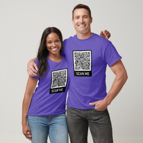 Your QR Code Scan Info T_Shirt Your Funny Gift
