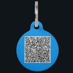 Your QR Code Scan Information Pet ID Tag Example<br><div class="desc">Custom Colors and Fonts - Create Your Own Design Personalized Pet ID Tag example with Your QR Code Scan Information Professional Modern Design Pet ID Tags template / Pets accessories Dog / Cat Gifts / Supplies - Add Your QR Code - Image - Photo or Logo / or Name -...</div>