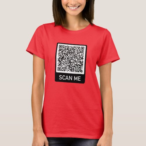 Your QR Code Scan Me Info T_Shirt Surprise Gift