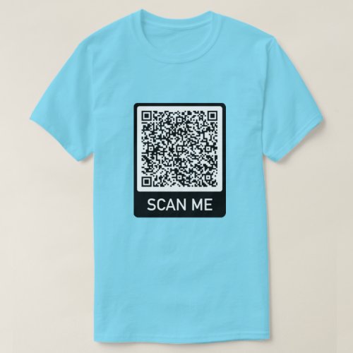 Your QR Code Scan Me Personalized Funny T_Shirt