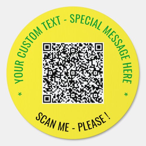 Your QR Code Scan Text Business Promotional Sign