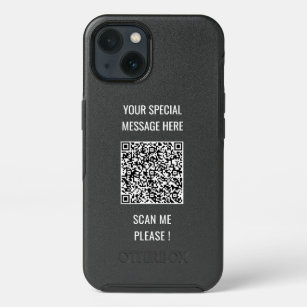 Your QR Code Special Message Modern Surprise Gift iPhone 13 Case