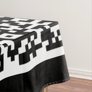Your QR Code Tablecloth Custom Colors