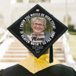 Your Quote Memorial Remembrance Photo Tribute Graduation Cap Topper<br><div class="desc">Honor a departed loved one at your school commencement ceremony with a custom photo memorial graduation cap topper. The picture and all wording on this template are simple to personalize, including "I know you would be here today if Heaven wasn't so far away" and "in loving memory." Quote can also...</div>