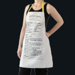 Your Recipe Editable Color Personalized Apron<br><div class="desc">This lovely design can be customized to your favorite color combinations. Matching adult and junior designs available. Makes a great gift! Find stylish stationery and gifts at our shop: www.berryberrysweet.com.</div>