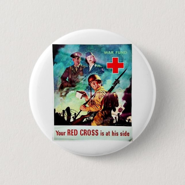 Your Red Cross Button (Front)
