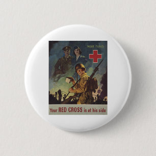 Your Red Cross Is At His Side Button
