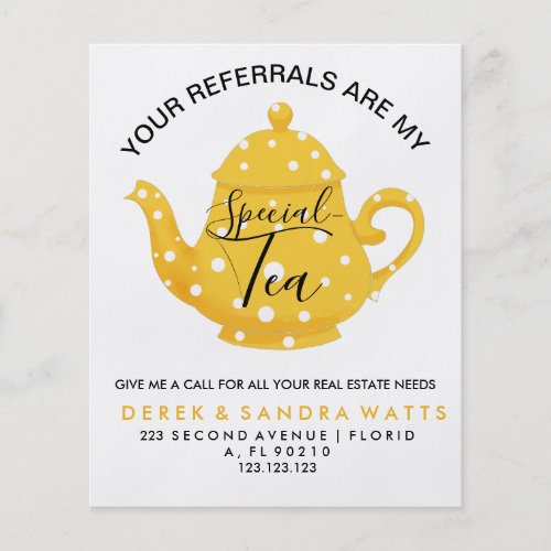 Your Referrals Are My âœSpecial _ Small Business Co Flyer