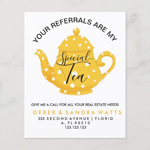 Your Referrals Are My Special _ Small Business Co Flyer