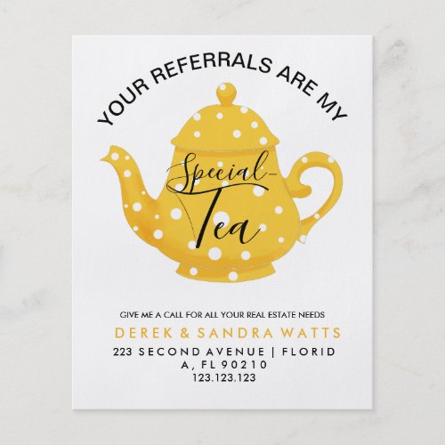 Your Referrals Are My Special _ Small Business Co Flyer