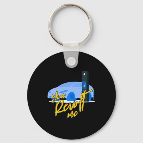 Your Revolt Me Electric Car Vehicle Green Gift Keychain