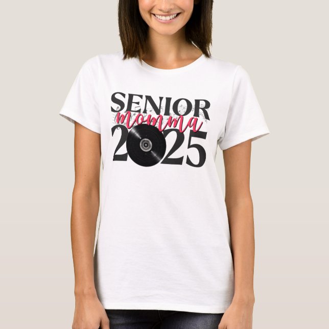 Your Rockstar is Graduating! Senior Momma T-Shirt  (Front)