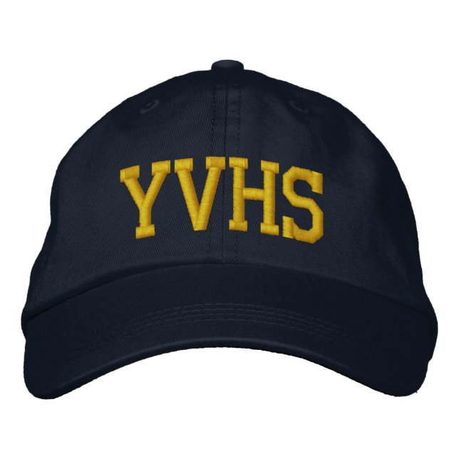 Your School by SRF Embroidered Baseball Cap (Front)