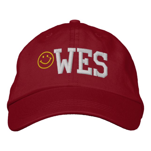 Your School / Initials by SRF Embroidered Baseball Hat (Front)