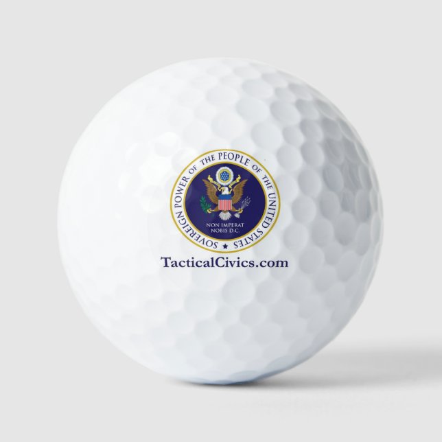 Your Seal of Public Office - Own It!Golf Ball (Front)