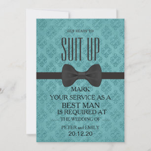 Your Service as a Best Man Invitation