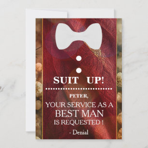Your Service as a Best man Request Invitation