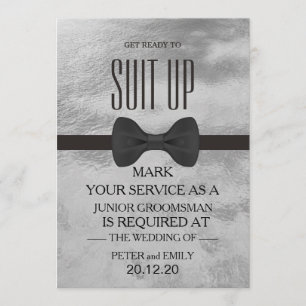 Your Service as a Groomsman Invitation