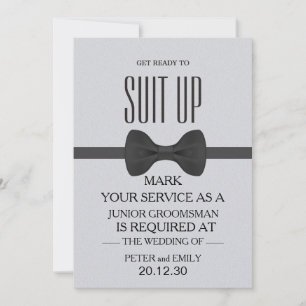 Your Service as a Groomsman Invitation