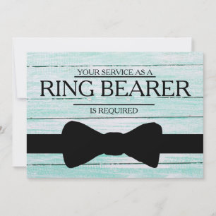 Your Service Is Requested as Best Man Groomsman Invitation
