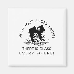 Your Shoes Kamala Harris Tee For Women Gl Ceiling  Magnet