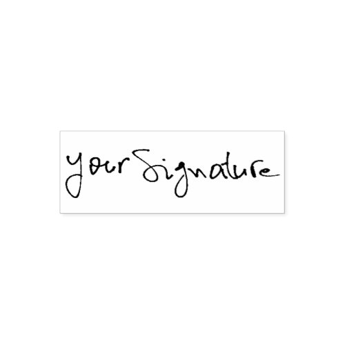 Your Signature Self-inking Stamp