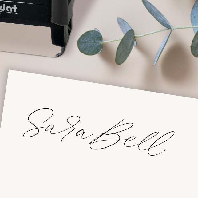 Your Signature Stamp | Handwritten Name Upload (Upload your signature to create a custom rubber stamp perfect for quick & easy signing!)