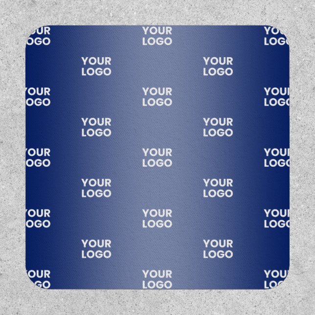 Your Simple Repeating Logo | Blue Gradient Patch (Front)