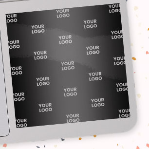 Your Simple Repeating Logo Transparent & Black Sticker
