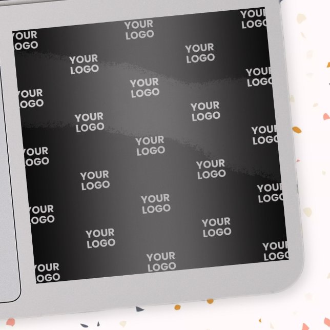 Your Simple Repeating Logo | Transparent & Black Sticker (Creator Uploaded)